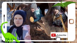 ГУЛЯЕМ ПО ДИНОПАРКУ. СМОТРИМ НА ДИНОЗАВРОВ. КРЫЛАТСКОЕ. ПАРК "СКАЗКА"