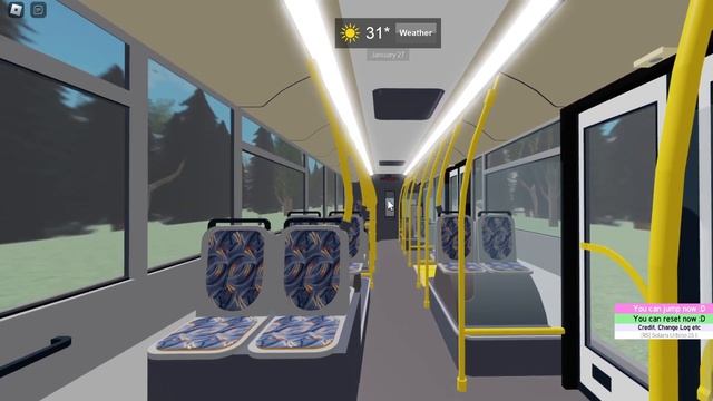 Roblox! Поездка на троллейбусе PTS-12 на автономном ходу борт 019 маршут 3А на плейсе Ainava смотреть онлайн