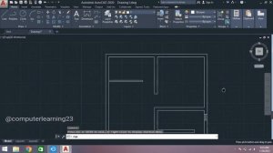 7.How to Create Floor Plan in Auto CAD Part 1. #autocad #2020 #floorplan #groundfloor #autodesk