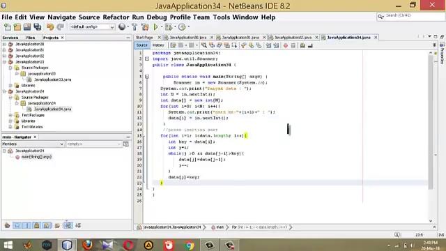 Tutorial Insertion Sort Java смотреть онлайн