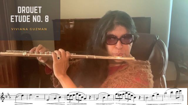 Drouet No. 8 from 25 Flute Etudes Viviana Guzman смотреть онлайн