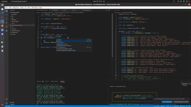 Building a Smart Database Management Chat Bot with NLP in Node.js - Attempt 2