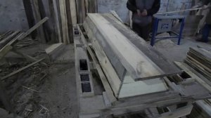 Производство деревянных гробов GROBY IN UA. Изготовление дна гроба. Форма шкатул