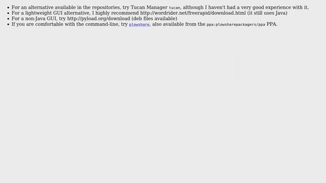 Ubuntu: What are some alternatives to jDownloader for 12.04? (3 Solutions!!) смотреть онлайн