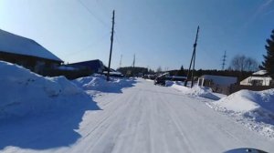 Покатушки на Урале зимой