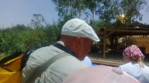 Купание в священной реке Иордан. Израиль июнь 2018г.