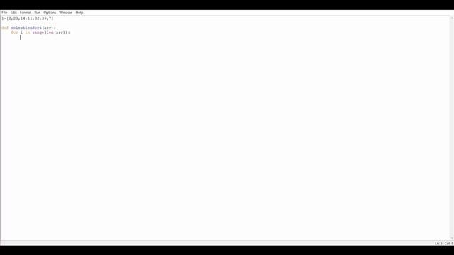 Python Selection Sort Algorithm | Python Data Structures and Algorithms