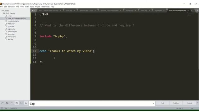 Include vs Require - PHP Interview Questions