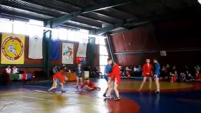 Школа самбо Показательное выступление 1.03.2015г. смотреть онлайн