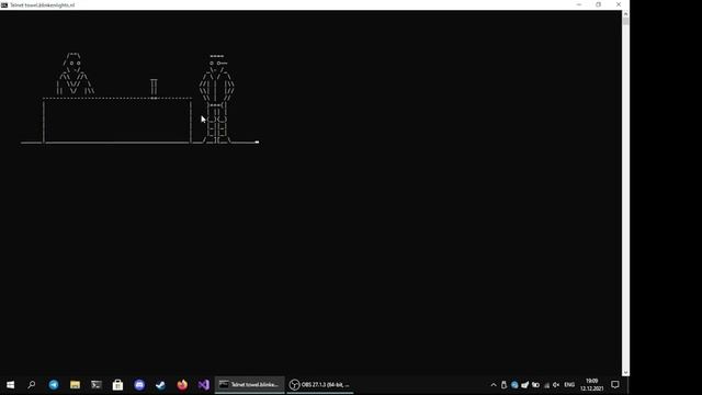 Star Wars (Звёздные войны) в cmd с помощью Telnet и ASCII