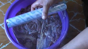 Казы, колбаса из конины. Kazy, horsemeat sausage.