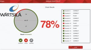 78% - Safebridge Wärtsilä CHARTPILOT, прошел тест