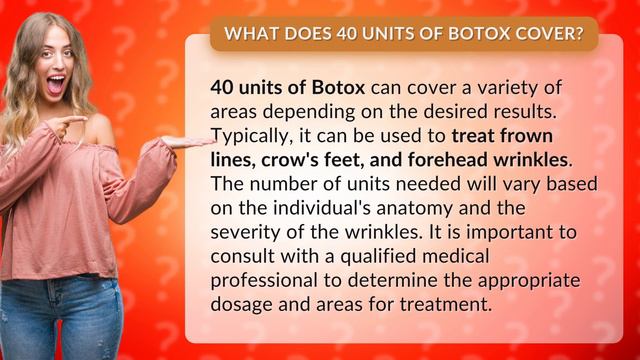 What does 40 units of Botox cover? смотреть онлайн