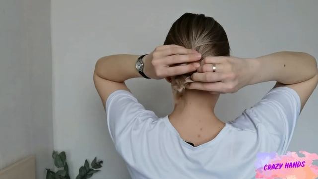 Видео. Простая прическа пучок из косы смотреть онлайн