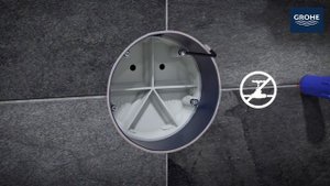 Установка термостата Grohtherm SmartControl и GROHE Rapido SmartBox