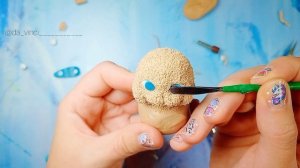 Кролик зайчик из полимерной глины / кролик из глины своими руками / мастер класс по лепке