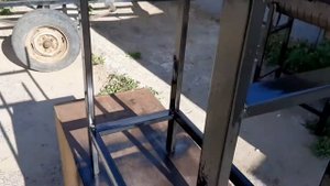 Мангал из газового баллона. Подставка под мангал.