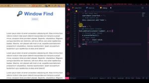 Html, css, javascript Window find(). Part 2.