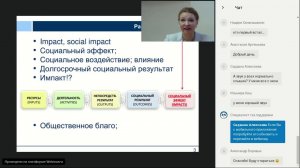 Вебинар "Оценка социального эффекта" в рамках проекта ПИОН-Регион 25 07 2018