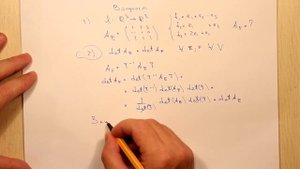 Матрица линейного оператора в новом базисе. Ответы