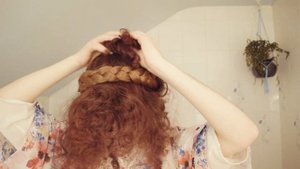 Simple Gibson Girl Hair Tutorial