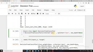 decesion tree in python part two شرح عربي