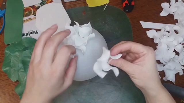 Светильник из Изолона - Гортензия смотреть онлайн