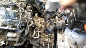 "ГТ" Хундай Соната 2013г.в. 2.4GDi - АМЕРИКОС. Демонтаж двигателя.