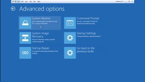 how to get advanced startup options on windows 10