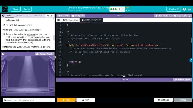 AP CS A - Code.org: Unit 5: Lesson 1 #4 (2023) смотреть онлайн