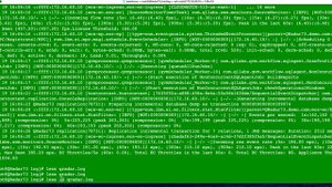 Using the 'less' , 'grep' and tail Linux commands