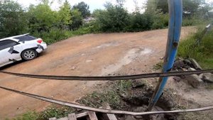 НЕ ПОВТОРЯТЬ - Достаем забетонированный столб из земли
