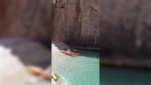 Морские каяки январь 2021 в Балаклаве секретный пляж "Гараж"