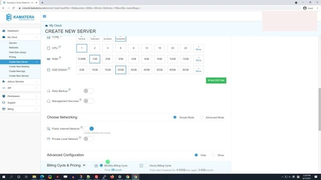 How To Create a Virtual Server With 5000GB Internet Traffic in Kamatera смотреть онлайн