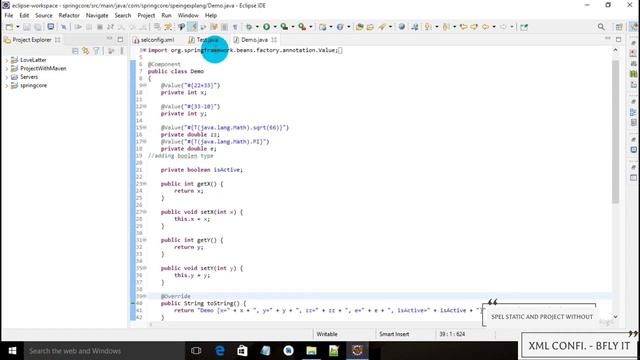 Spring Expression Language & Project Without XML | #08 | Spring Core Module | B-FLY IT смотреть онлайн