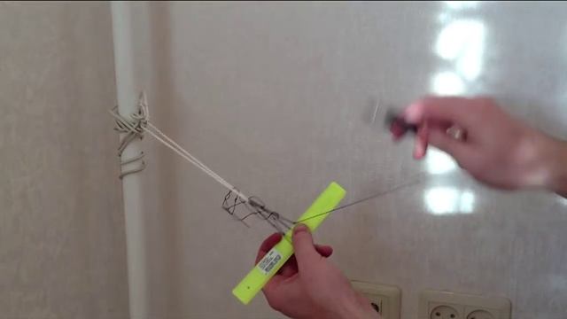 Part.2 Простой и быстрый способ вязания рыболовной сети типа телевизор или косынка.
