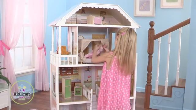 Кукольный домик для Барби с мебелью Саванна KidKraft арт 65023 смотреть онлайн