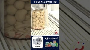 Algipack Smipack BP800 полуавтомат #shorts групповая упаковка консервированной продукции