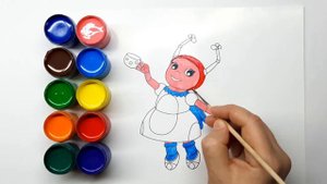 ЛУНТИК Раскраска для малышей