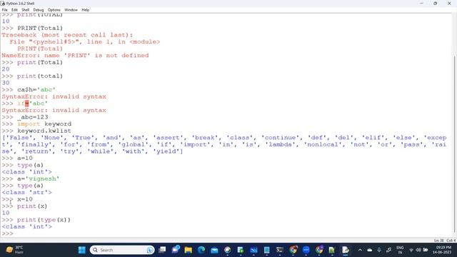 PYTHON | IDENTIFIERS |DATATYPES |INT DATATYPE @DreamITSolutions