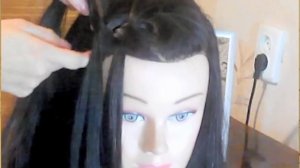 Как убрать челку.Простая и стильная повседневная прическа/плетение на длинные/средние волосы