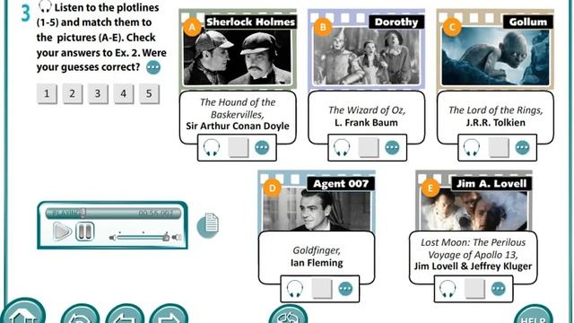 Excel 8th grade. Module 5. Reading for pleasure. Characters смотреть онлайн