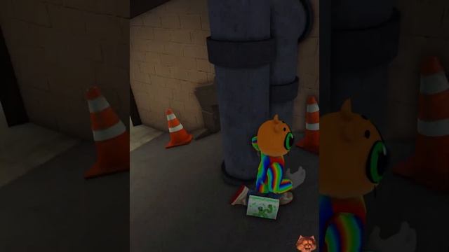 ИГРА радужные друзья роблокс моменты синего монстра #shorts смотреть онлайн