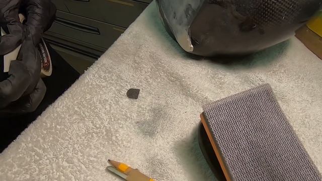 Ремонт карбона своими руками. Парашютный шлем. смотреть онлайн