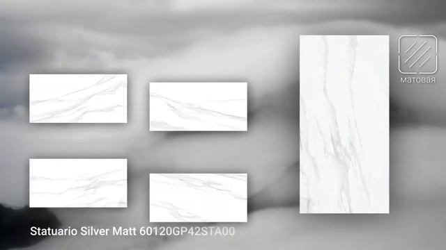Видеообзор керамогранита 120x60 STATUARIO SILVER MATT Delacora (Статуарио Сильвер Матт Делакора)