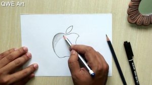 Apple logo Drawing ? How to draw Apple Logo