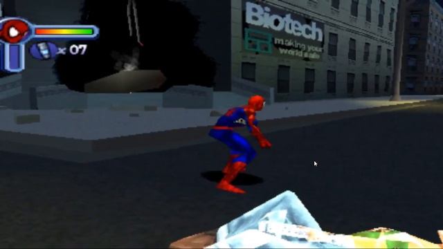 Spider man 2 Enter Electro (PS1, 2001) Уровень 2 Burglary Interrupted