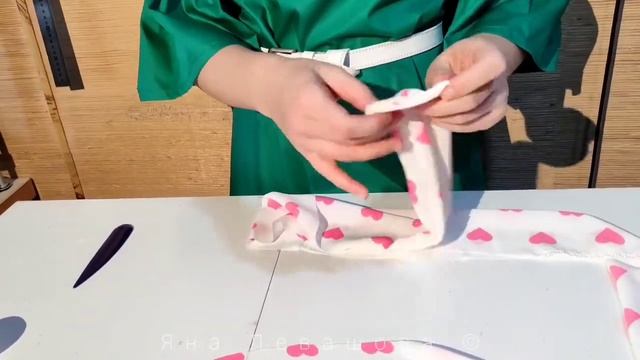 Воротник-шарф на блузке. МК по шитью.