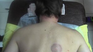 Массаж лица начинаем с крестца