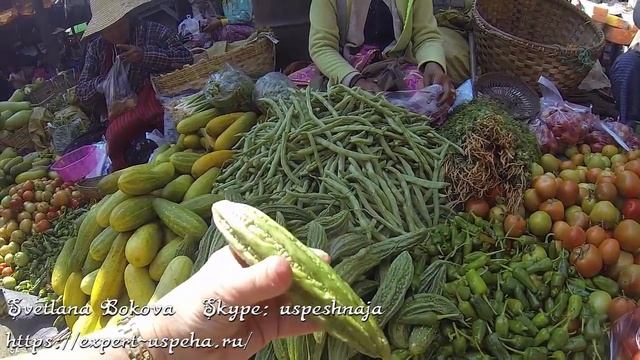 День 20. Мьянма. Ньоншуэ. Магазин. Рынок. Пагода. Блины. Что это?